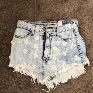 Vibrant Jean Shorts